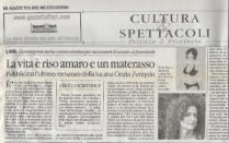 Gazzetta del mezzogiorno recensione il materasso dell'acciuga 
