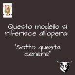 modello sotto questa cenere