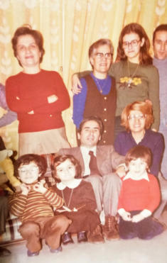 La famiglia Zungolo nel 1975