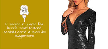 scollata come la buca del suggeritore